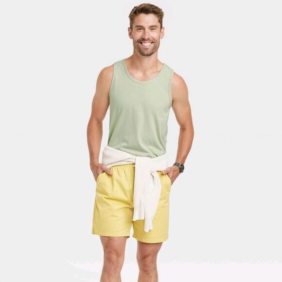 NWT Goodfellow & Co Mens Light Green Tank Top 2pk - Picture 4 of 7